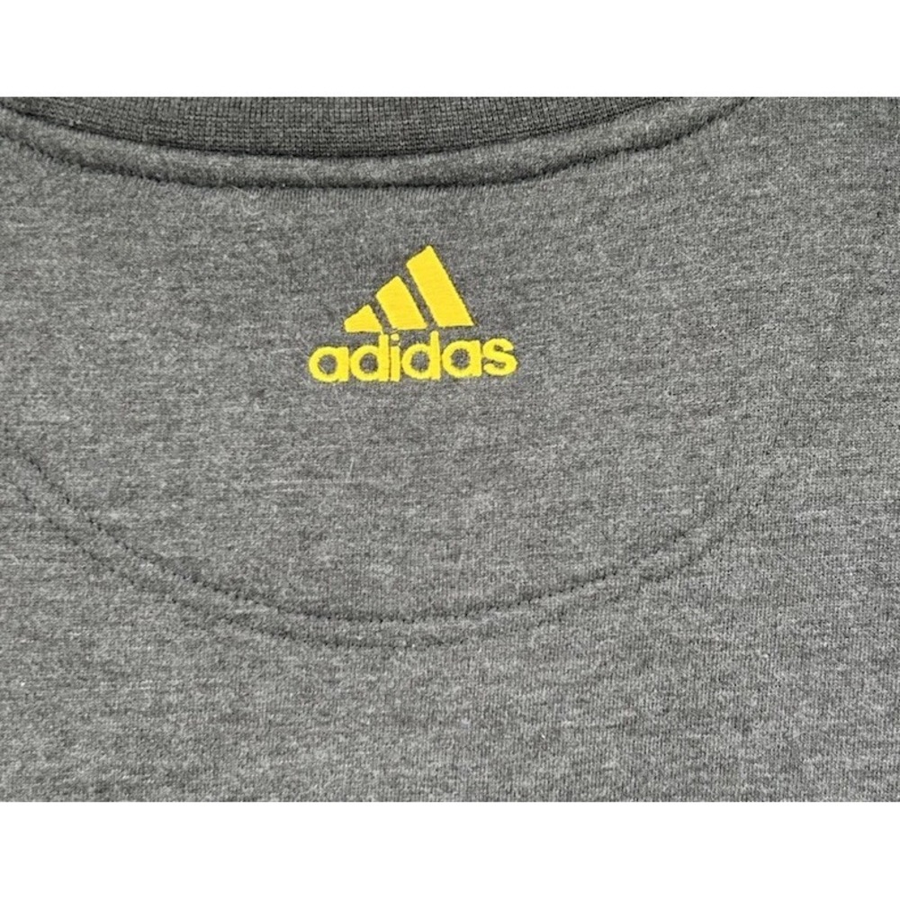 Adidas UCLA Bruins Embroidered Long Sleeve Pullover Sweatshirt Gray Men's XL - Picture 5 of 5